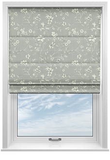 Etched Vine, Feather - Twist&Fit Roman Blind